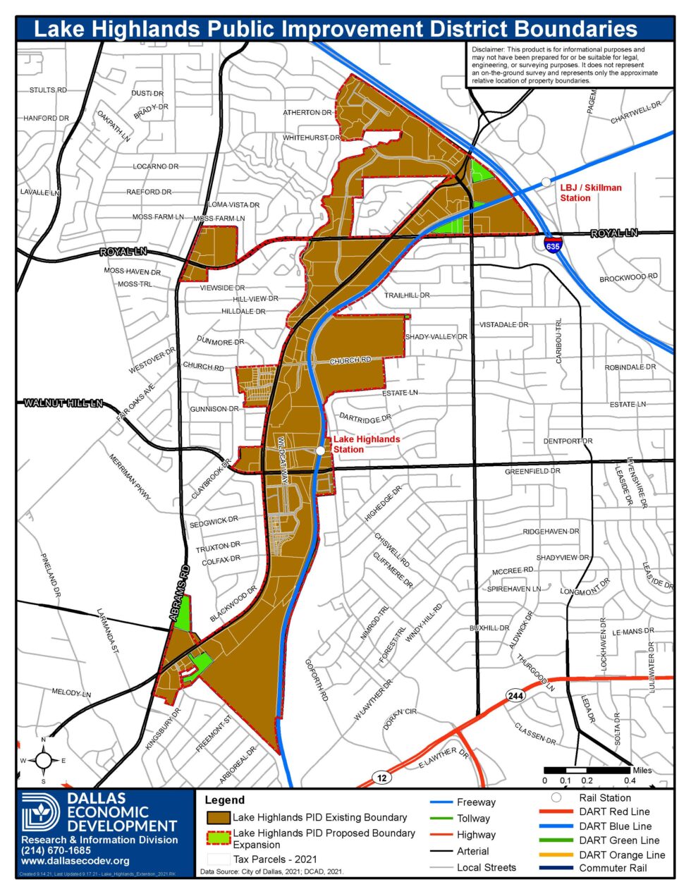 PID Maps - Lake Highlands PID