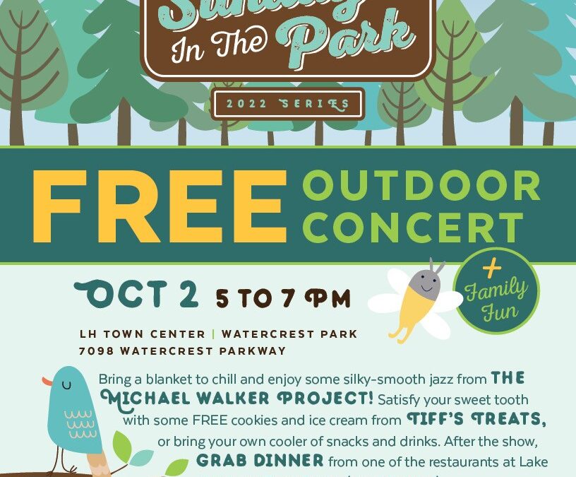 LHPID’s Sunday in the Park concert is this weekend